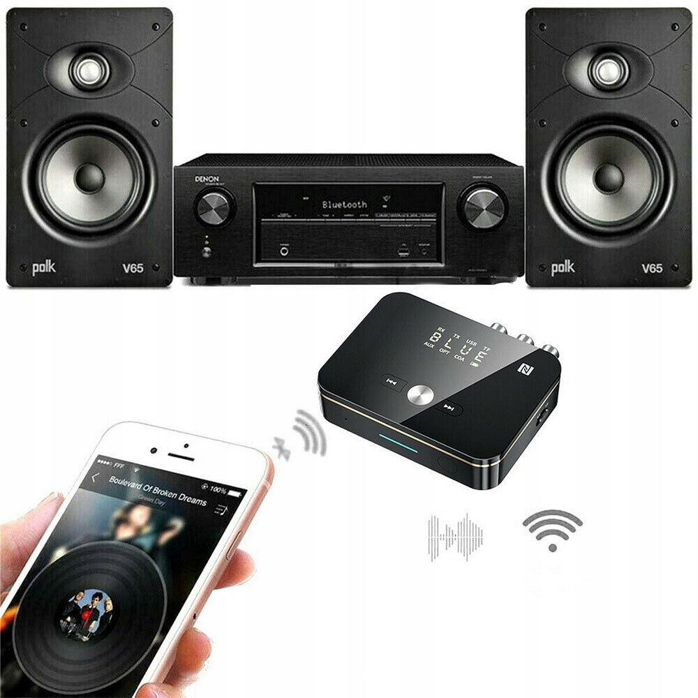 ADAPTER NADAJNIK ODBIORNIK BLUETOOTH 5.0 NFC USB Pojemność akumulatora 500 mAh