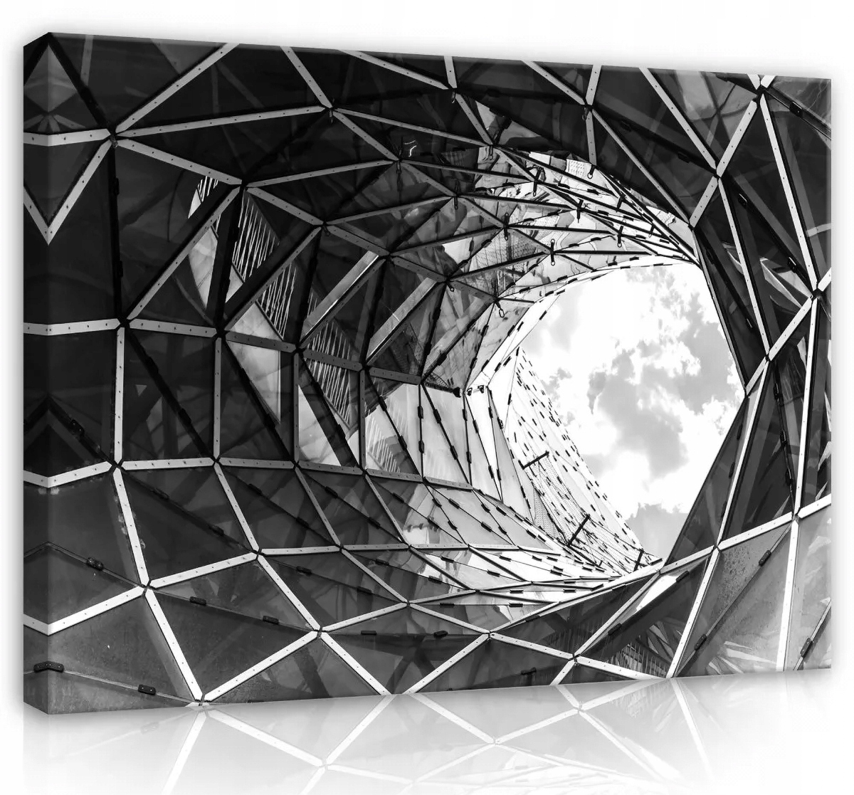 Obraz Na Plátně Canvas 100x75 Skleněný Tunel 3D