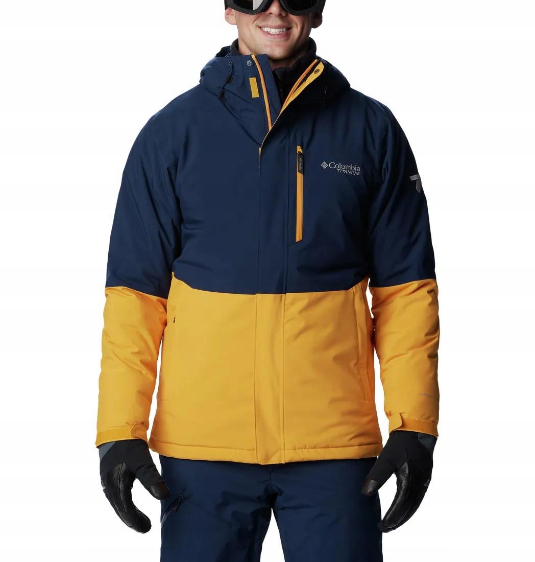 Kurtka narciarska męska Columbia Winter District II żółta 2056641756 r XXL