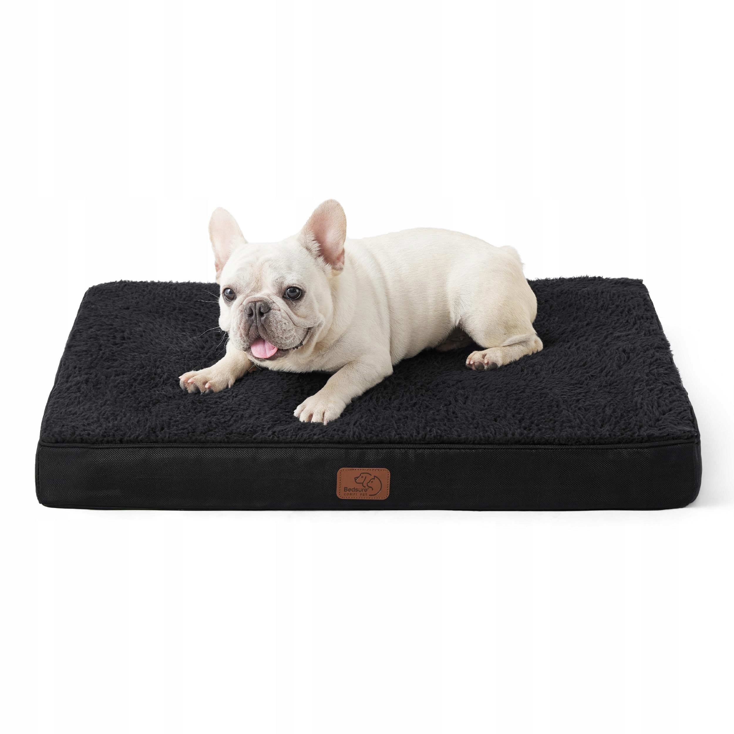 Bedsure Ortopedické Pelíšek pro malé psy 76x51x7.6 cm Černé