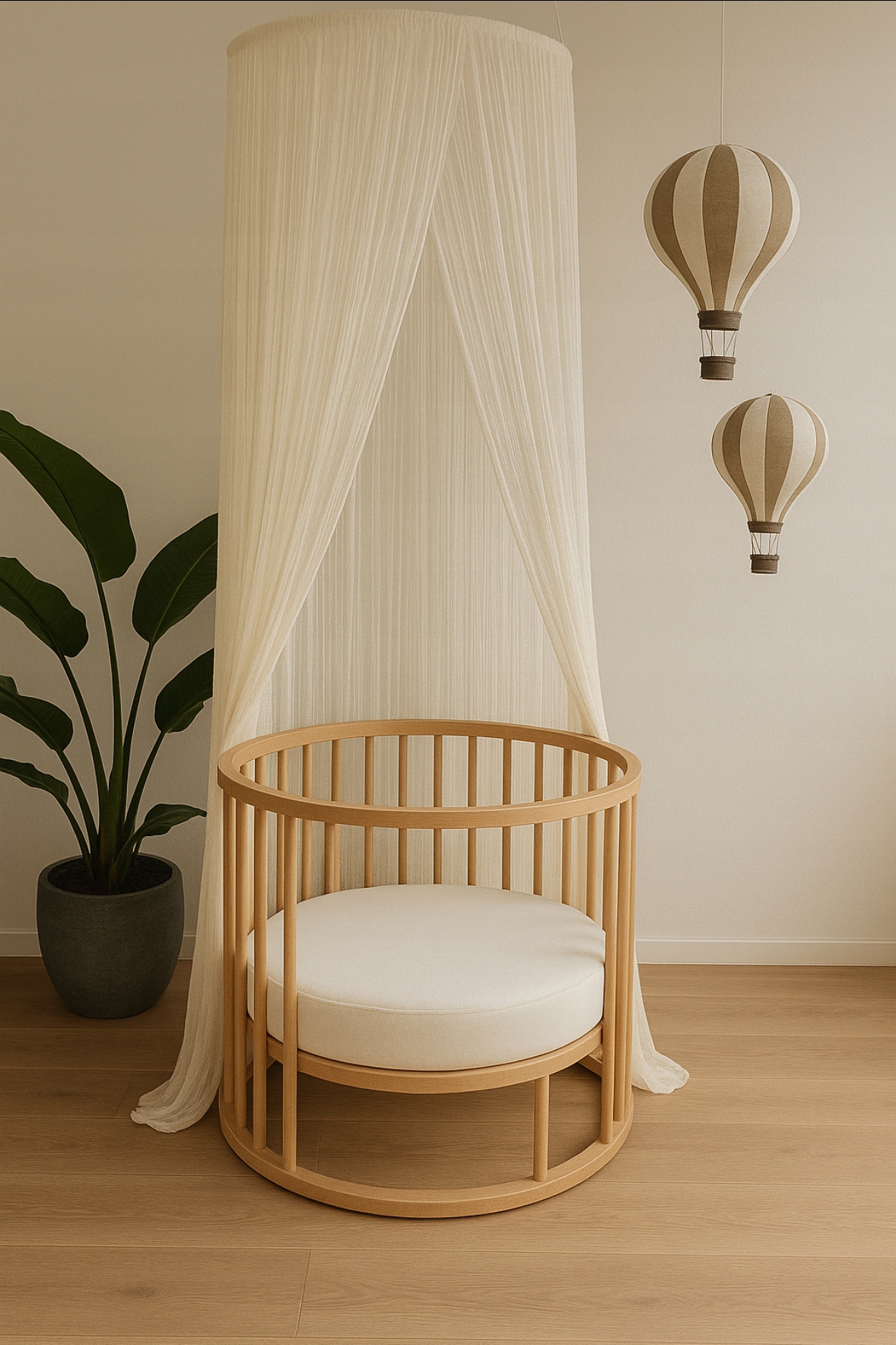 Materac piankowy do łóżeczka Stokke Mini wentylowany dwustronny 58x75, 8 cm