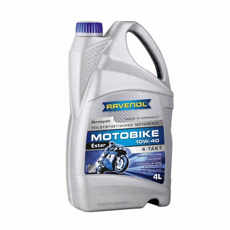 

Olej silnikowy Ravenol Motobike 4T Ester 10W-40 4L