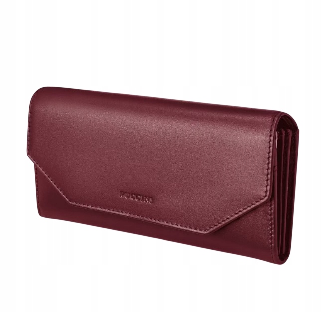 Dámská kožená peněženka Puccini Vulcano Collection VC92519-3B Bordová Rfid