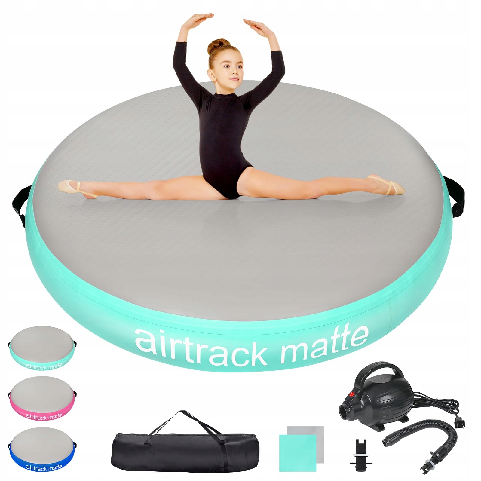 Nadmuchiwana mata gimnastyczna 100x20cm