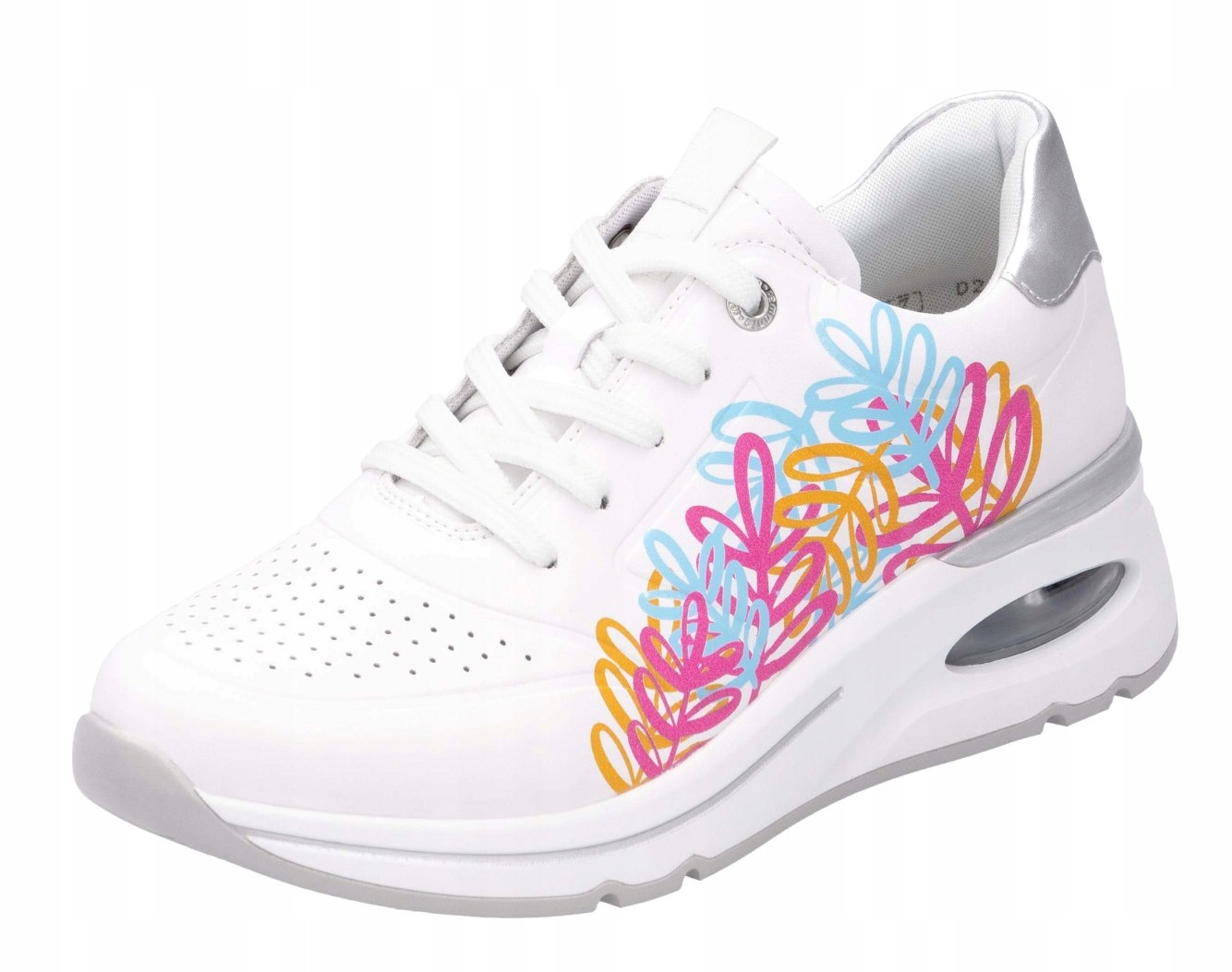 Remonte D2H02-80 vel.39 bílé polobotky sportovní tenisky Soft Rieker