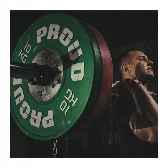 20KG OBCIĄŻENIE OLIMPIJSKIE BUMPER KOLOROWE PROUD Model OBCIĄŻENIE OLIMPIJSKI BUMPER COMPETITION