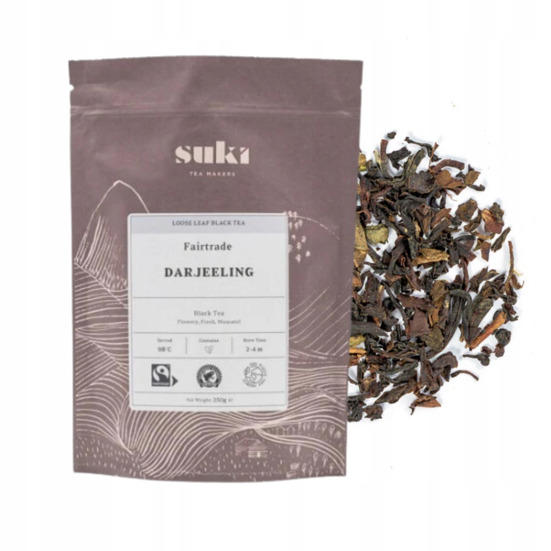 Čaj černý Darjeeling 250g sypaný černý čaj prémiové kvality, přírodní