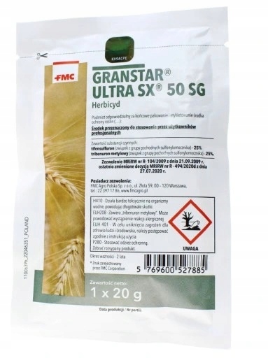 

Preparat Granstar Ultra Sx 50SG Chwastobójczy 20G
