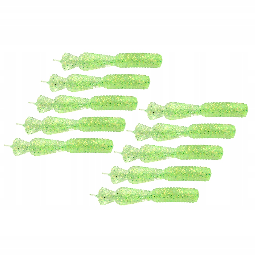 Great Fish GF2 Leech Glitter Light Green No Scent 60mm 1.8g 10szt.