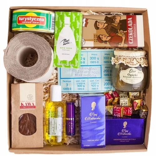 Zestaw Prezentowy Box dla kobiety na urodziny 18-99 Mamy Babci Kobieta Prl