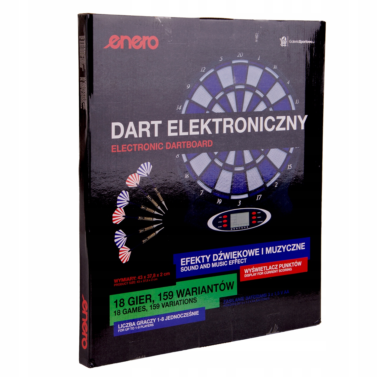 ELEKTRONICZNA TARCZA DART DO GRY RZUTKI LOTKI TABLICA + 6 RZUTEK ZESTAW Rodzaj elektroniczna