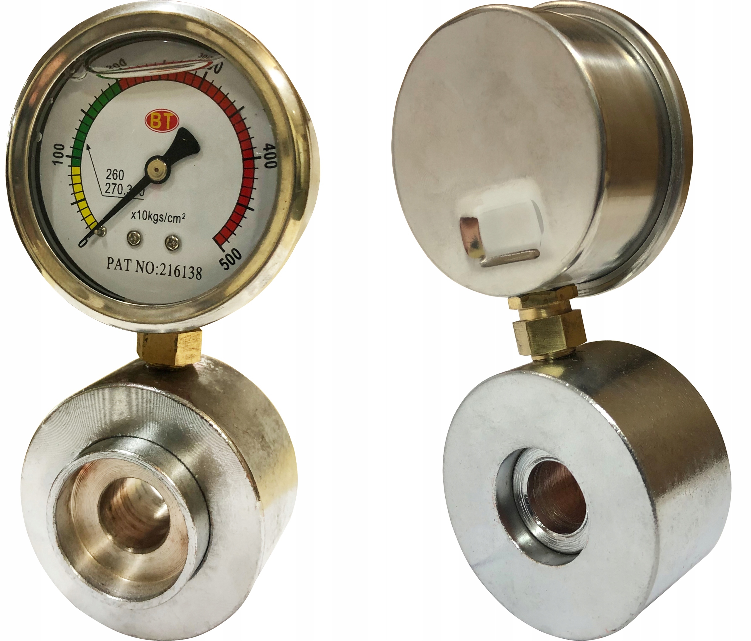 TENSOMETR ZEGAROWY POMIAR NAPRĘŻENIA PIŁ TAŚMOWYCH MANOMETR DO PRZEICNARKI Model STILER