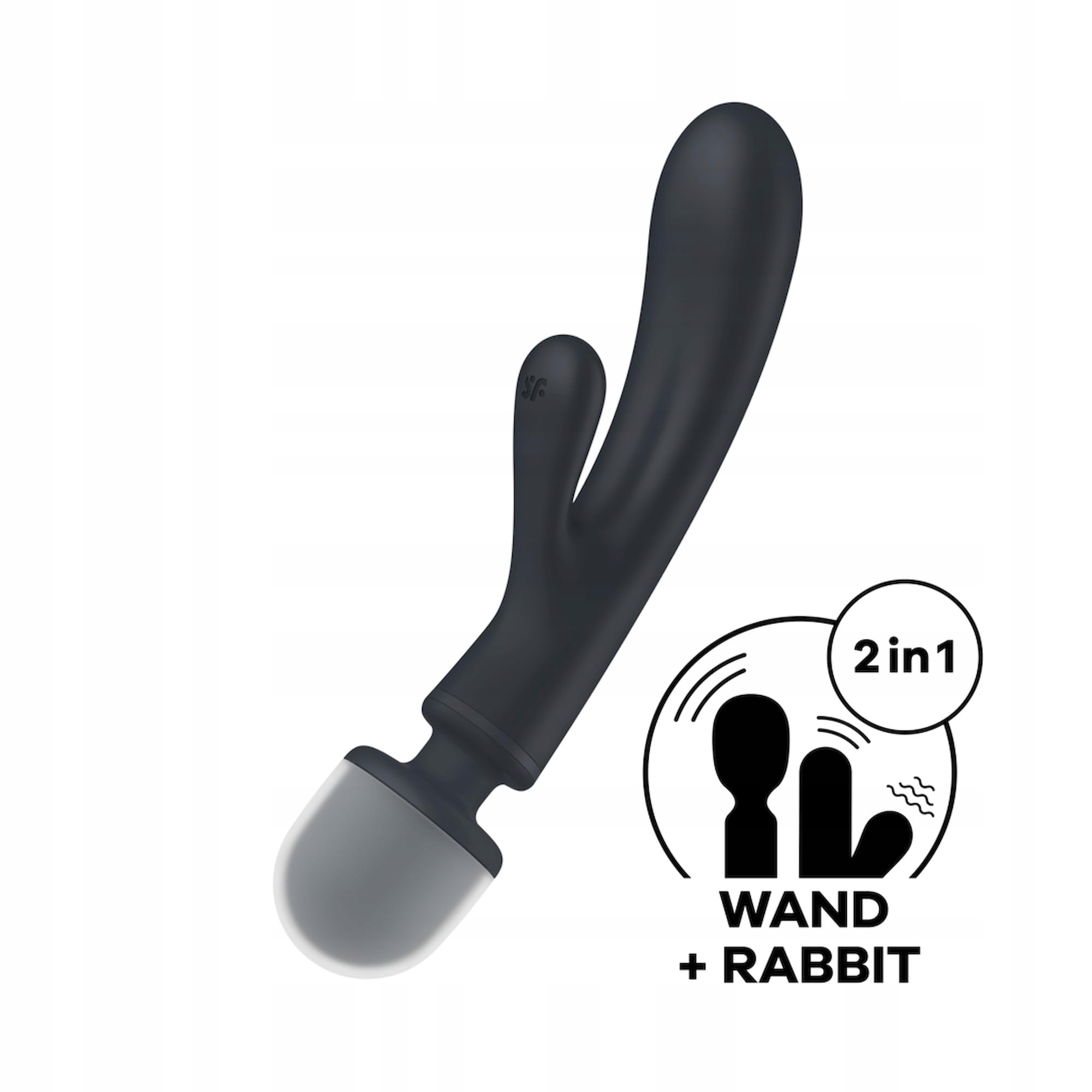 SATISFYER 2 W 1 WIBRATOR TRIPLE LOVER WODOODPORNY STYMULATOR DLA KOBIET — miniatura 5