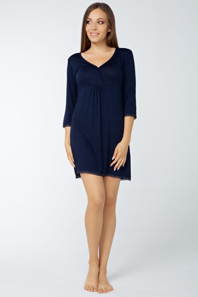 NOCNA KOSZULA DAMSKA KUBA Z KORONKĄ S