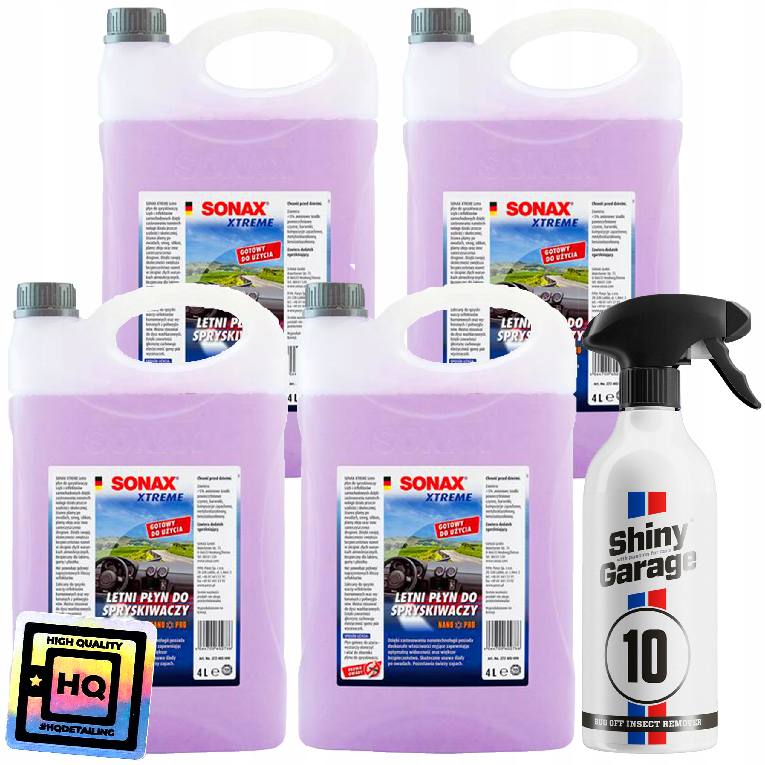 4X SONAX летняя жидкость для омывателя-NanoPro 4L