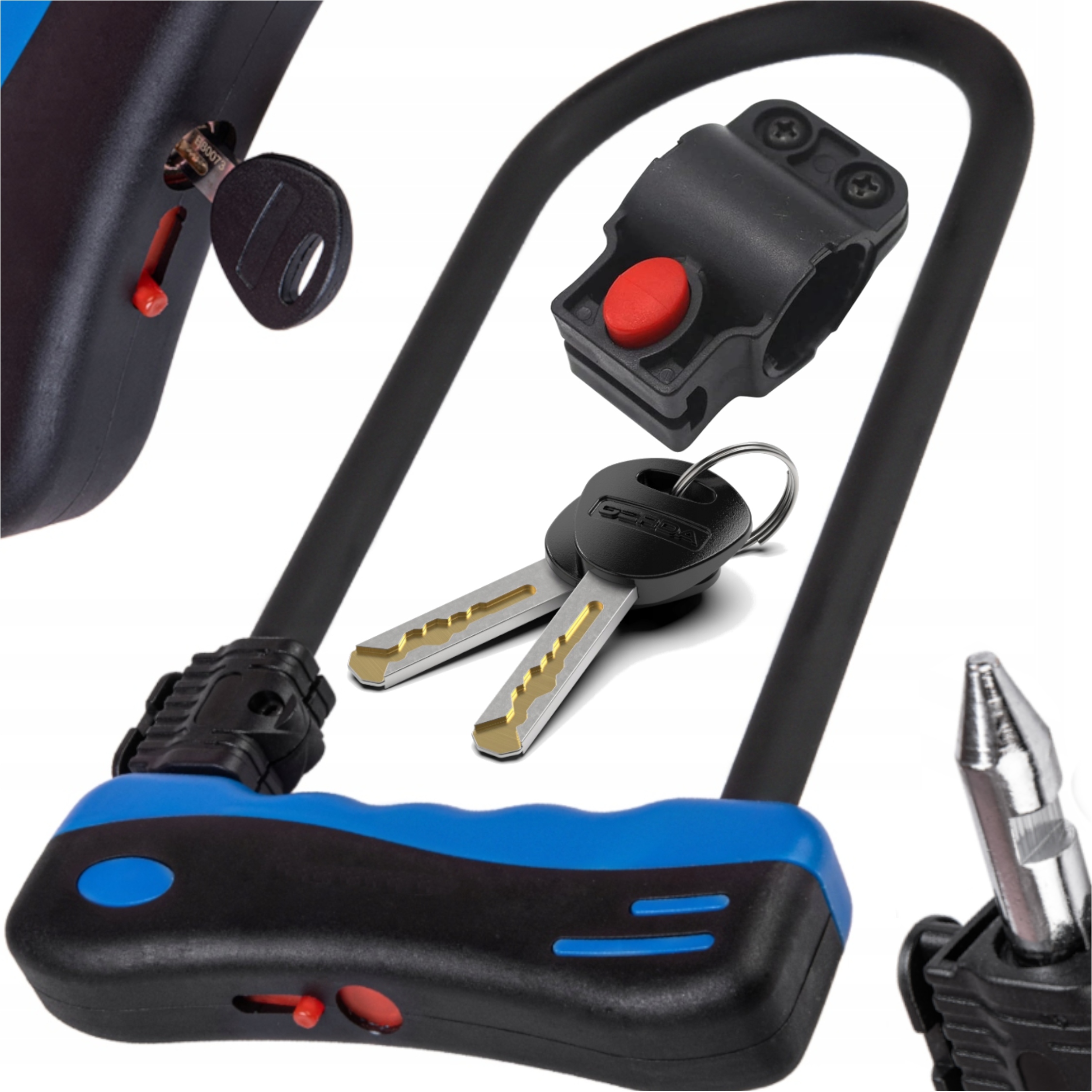 Zámek Na Kolo Pro Kolo Skútr Koloběžky U-lock