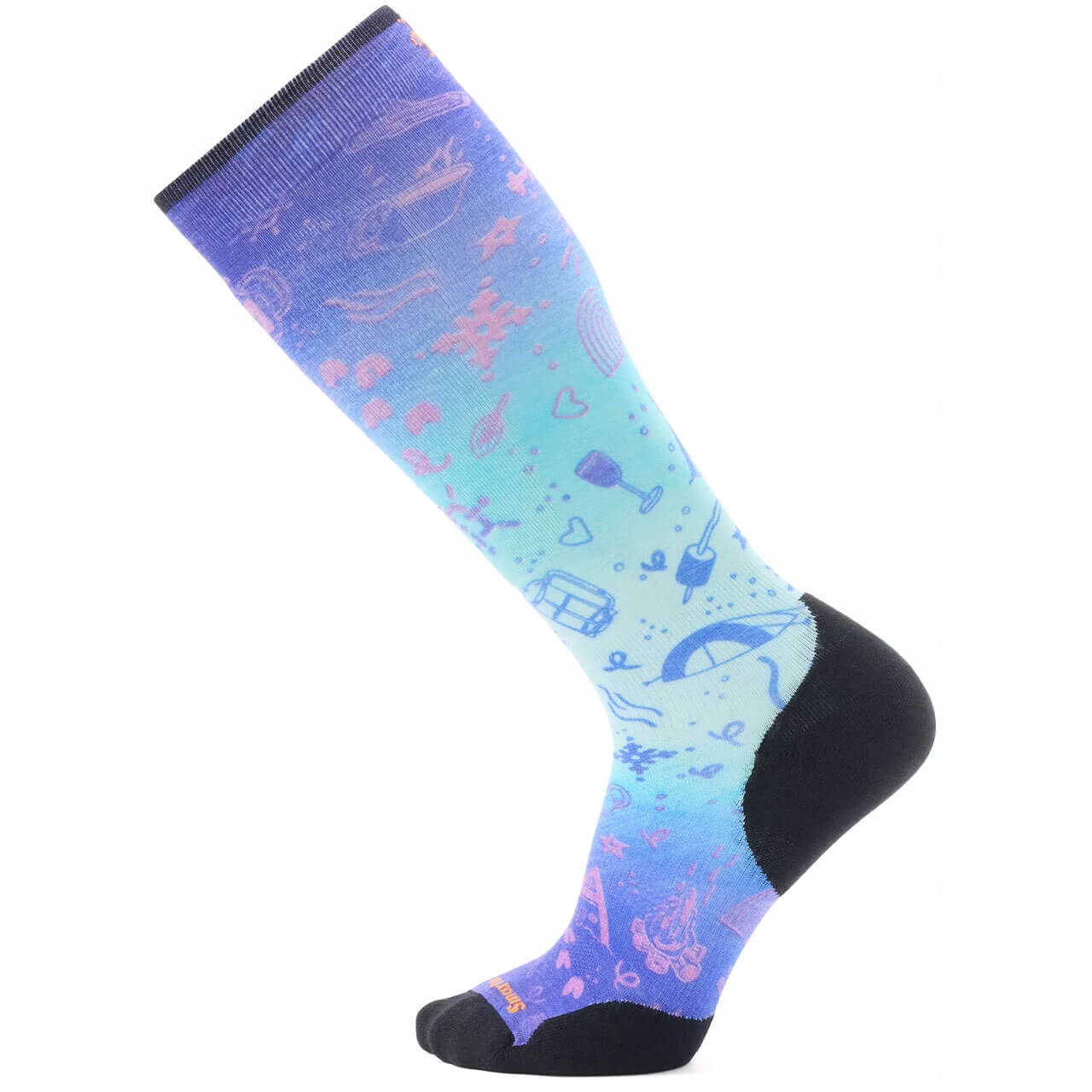 Skarpety narciarskie wełniane Smartwool Ski Nature Doodles Print r.38-41