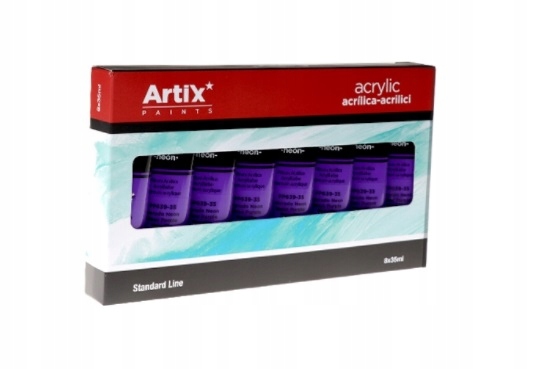 FARBA AKRYLOWA FIOLETOWA 35 ML. FLUORESCENCYJNA Liczba sztuk 1 szt.