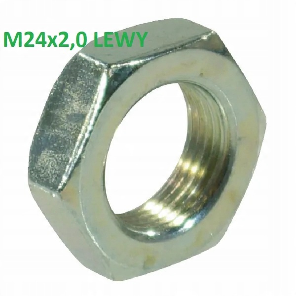 

Nakrętka sześciokątna niska M24x2,0 mm lewy gwint