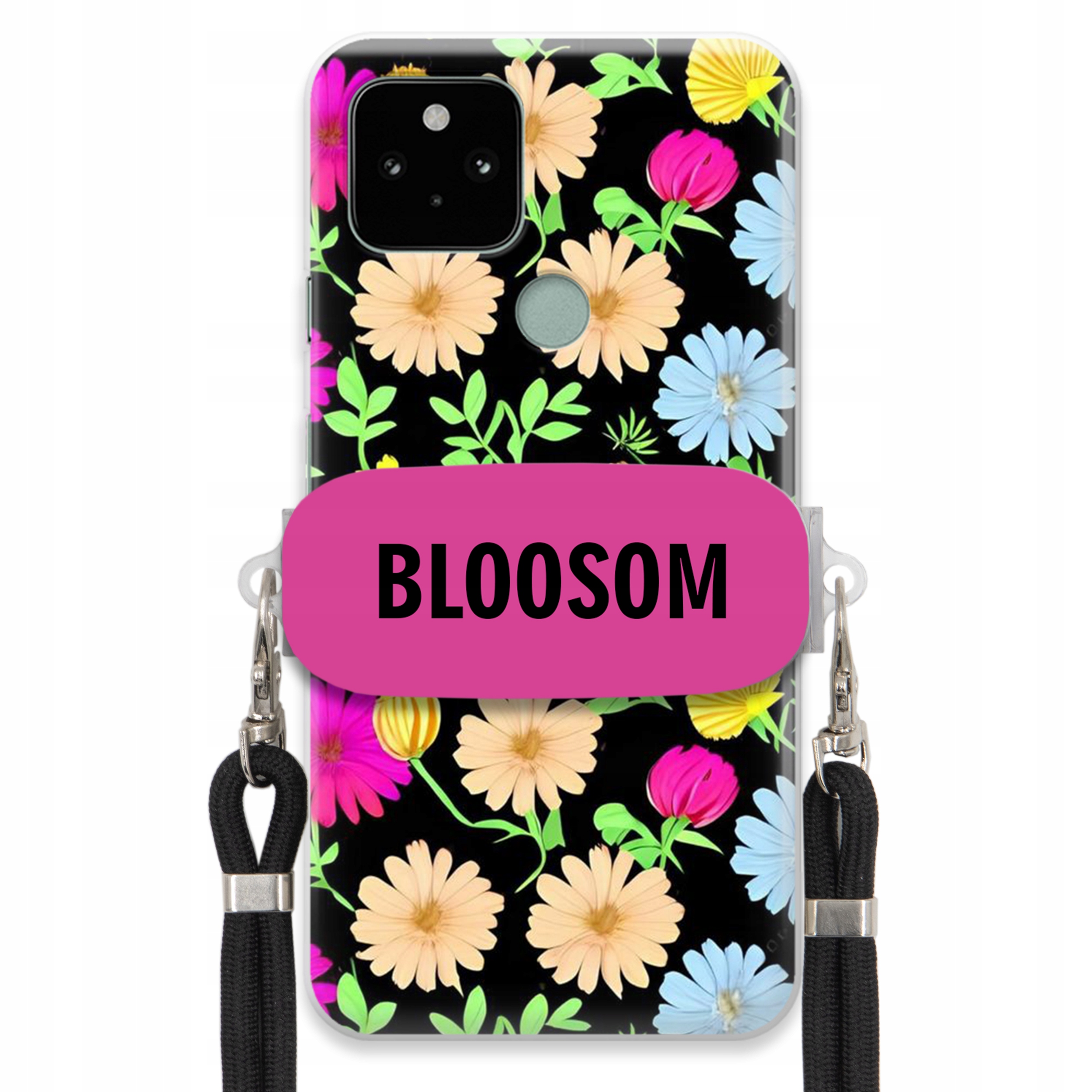 Puzdro Crossbody Pre Google Pixel 5A Puzdro Case Kvety Bloosom Flower