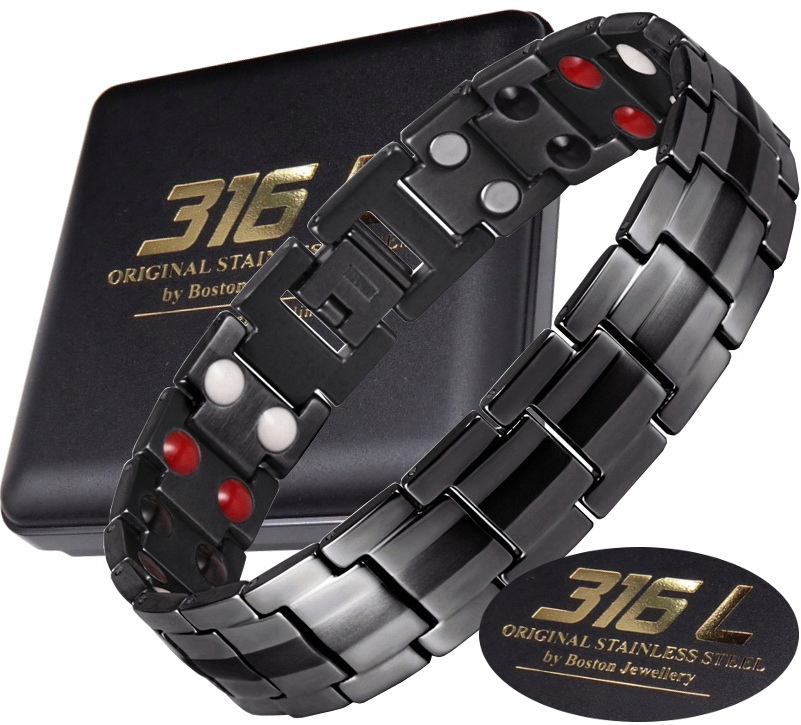 ZDROWOTNA BRANSOLETKA MAGNETYCZNA DUŻA MOC PREMIUM