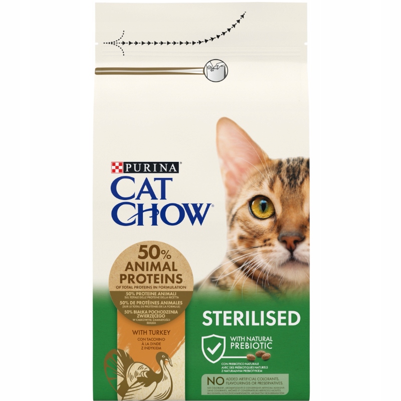 Purina Cat Chow Sterilised Turkey Indyk 15kg