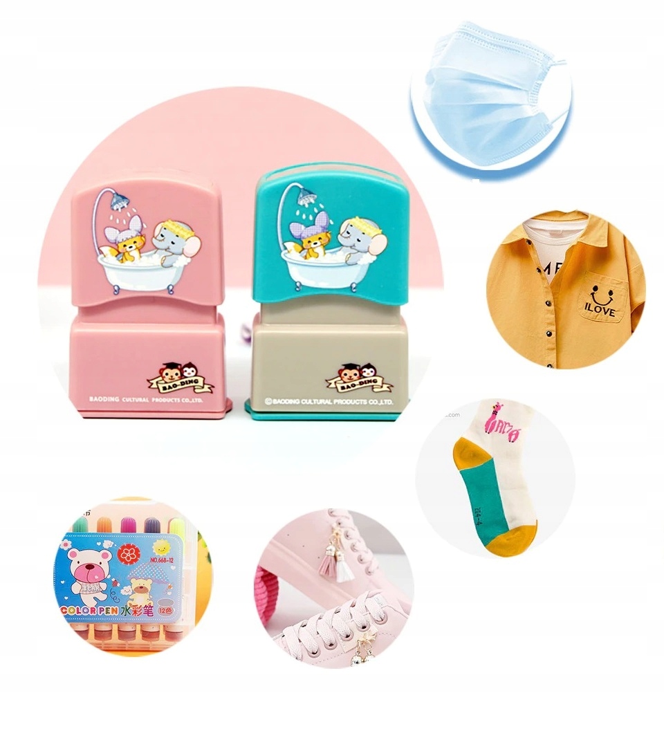 PIECZĄTKA DO UBRAŃ DLA DZIECI Z IMIENIEM Kod producenta AJHKJAKSDJ