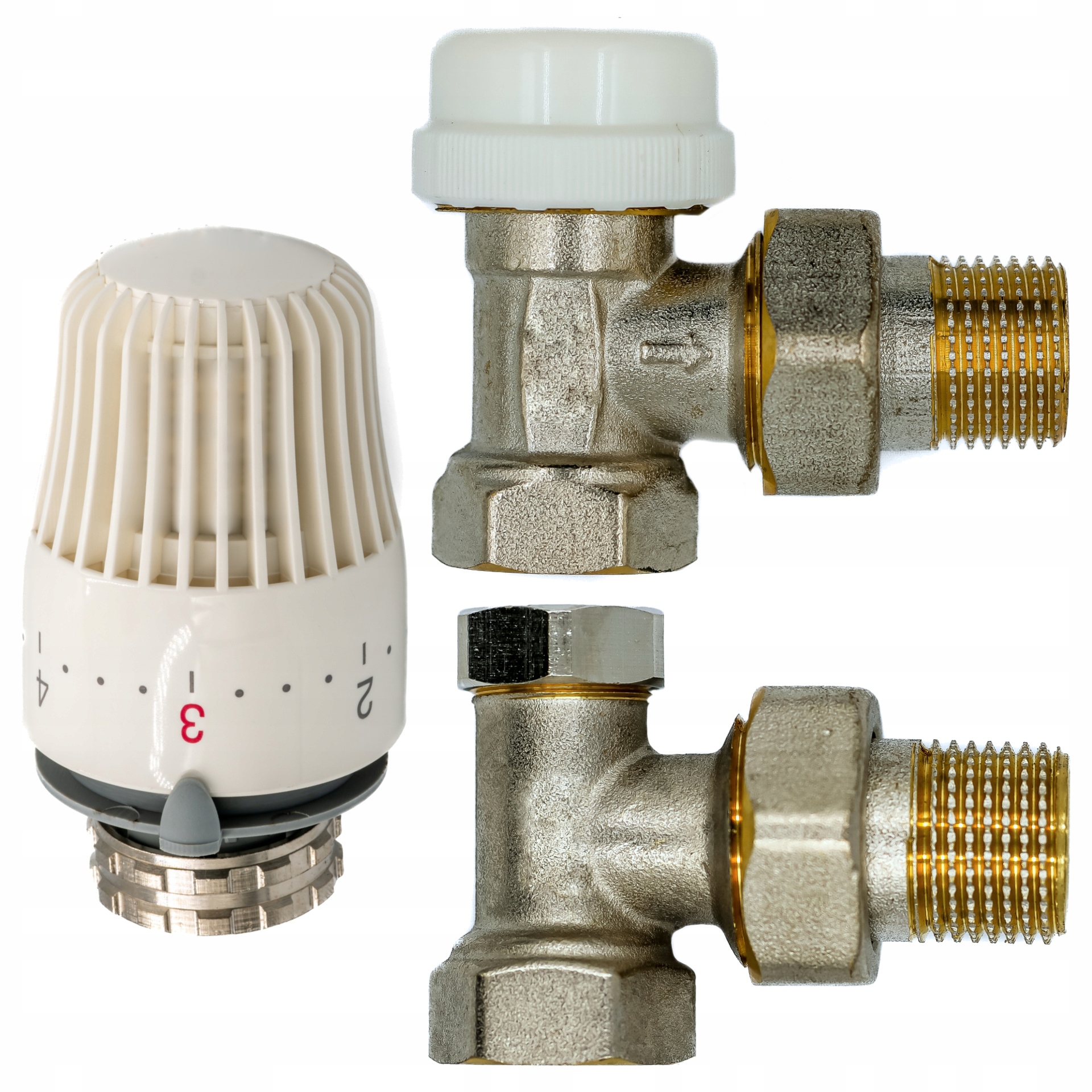 

Zestaw termostatyczny kątowy 1/2