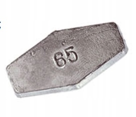 Ciężarek płaski Jaxon 120,0g