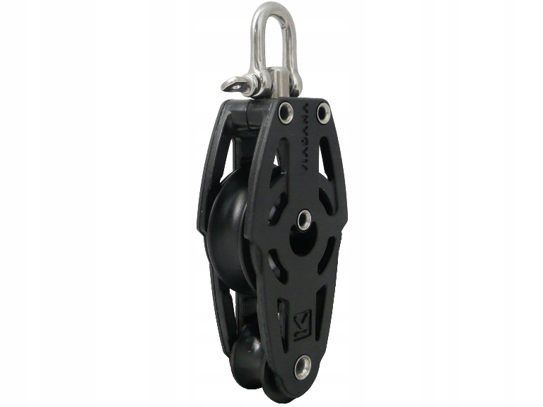 Blok Viadana Pro 38 mm, ložiskový, dvojitý, s klikou