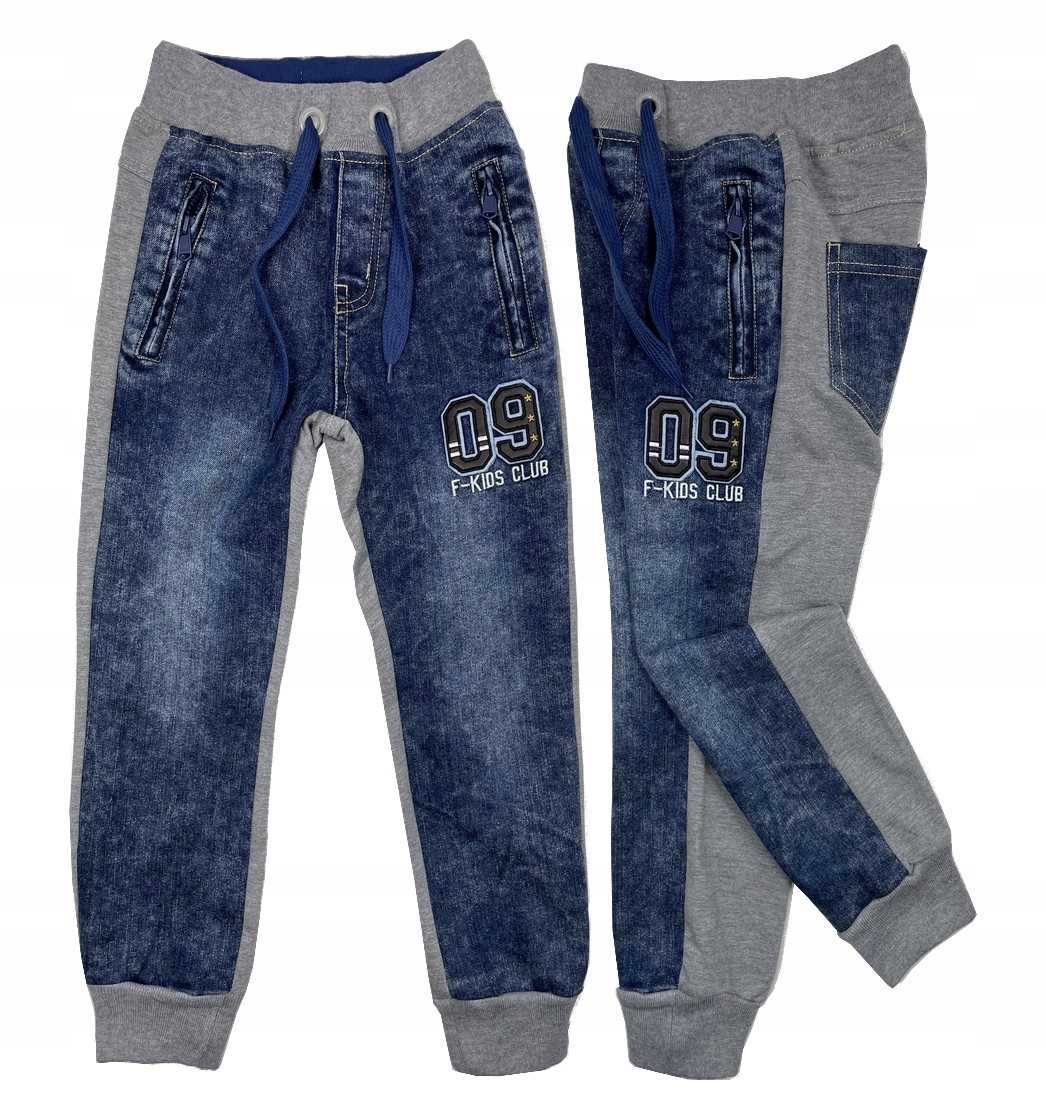 

Spodnie Joggery Kids Club r 8 - 122/128 cm Grey