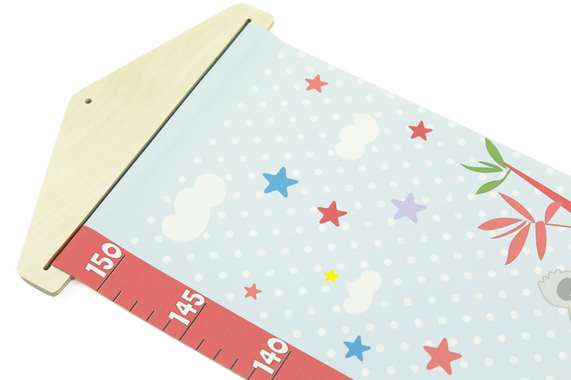 Miarka wzrostu dla dzieci na PŁÓTNIE Koala (r) Płeć chłopcy dziewczynki