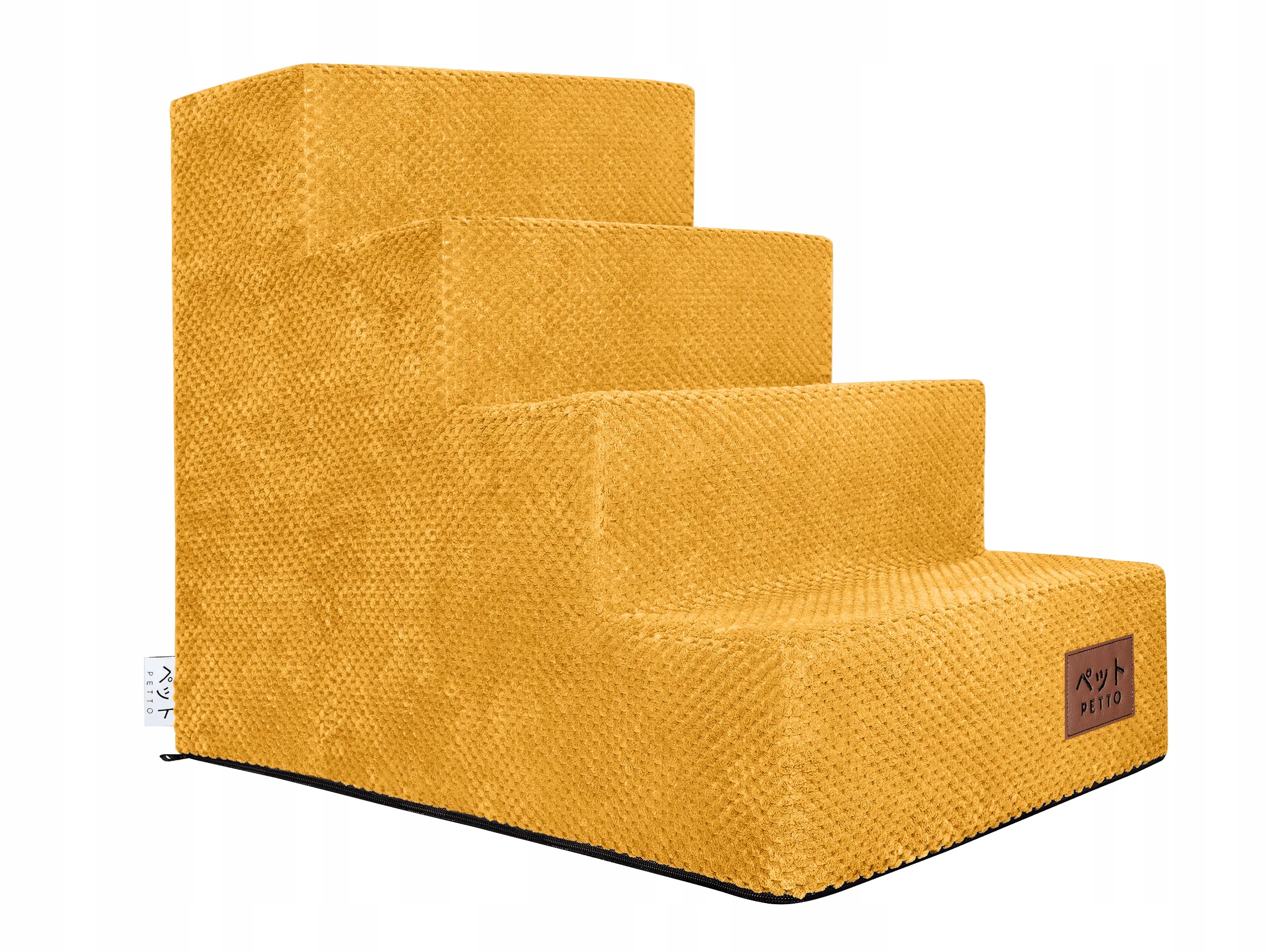 Levně Petto Schodky pro psa Takai 4 stupně hořčicové