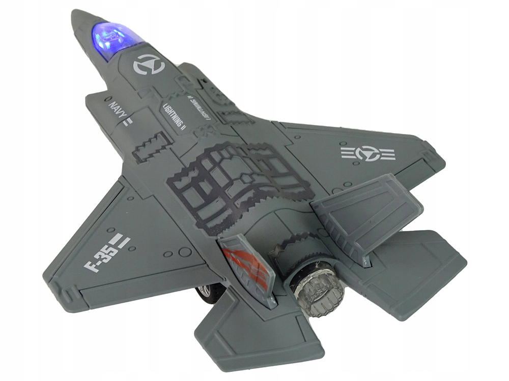 MYŚLIWIEC F-35 SAMOLOT METALOWY ŚWIATŁO I DŹWIĘK Marka Dromader