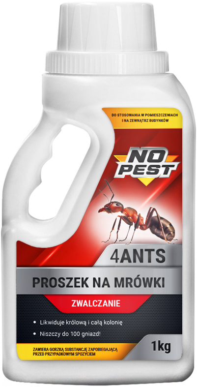 Silny Proszek Środek Preparat Trutka Na Mrówki 1KG