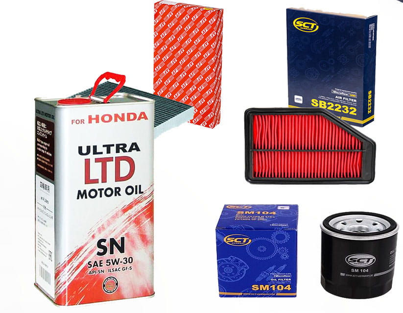 

Zestaw filtrów Honda Cr-v III (re) 2,0 2.4i +olej