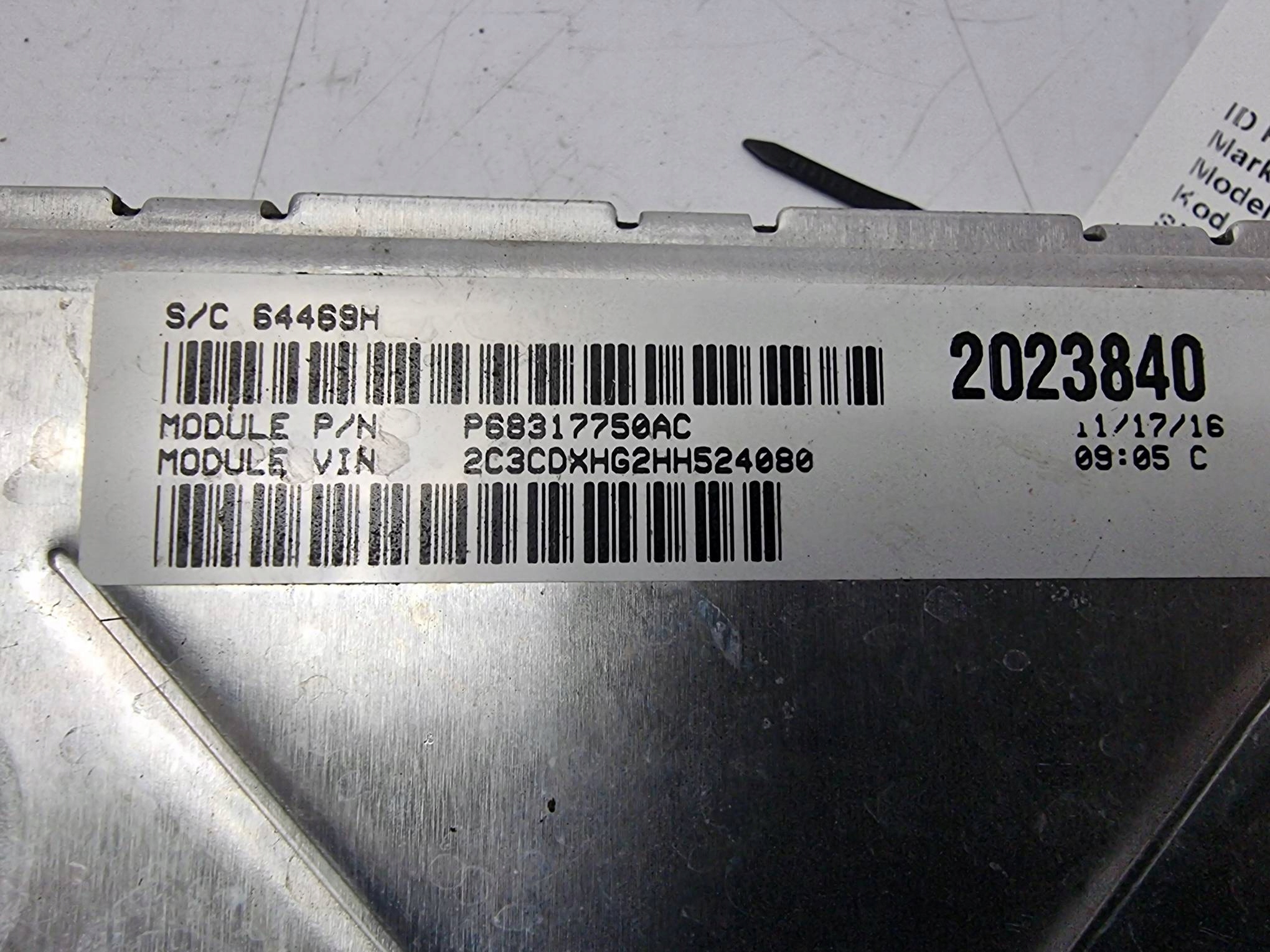 computer Motore ECU P68317750AC DODGE CHARGER