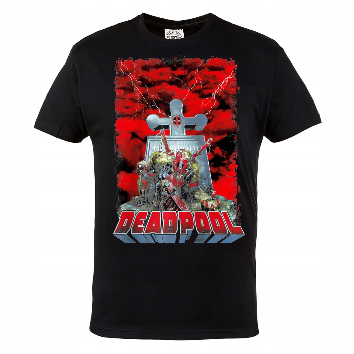 

Męska Koszulka Bawełniana Dla Fana Deadpool Marvel