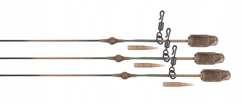 Fox Camo Leadcore Heli-Clip Rigs 50lb 3szt/op