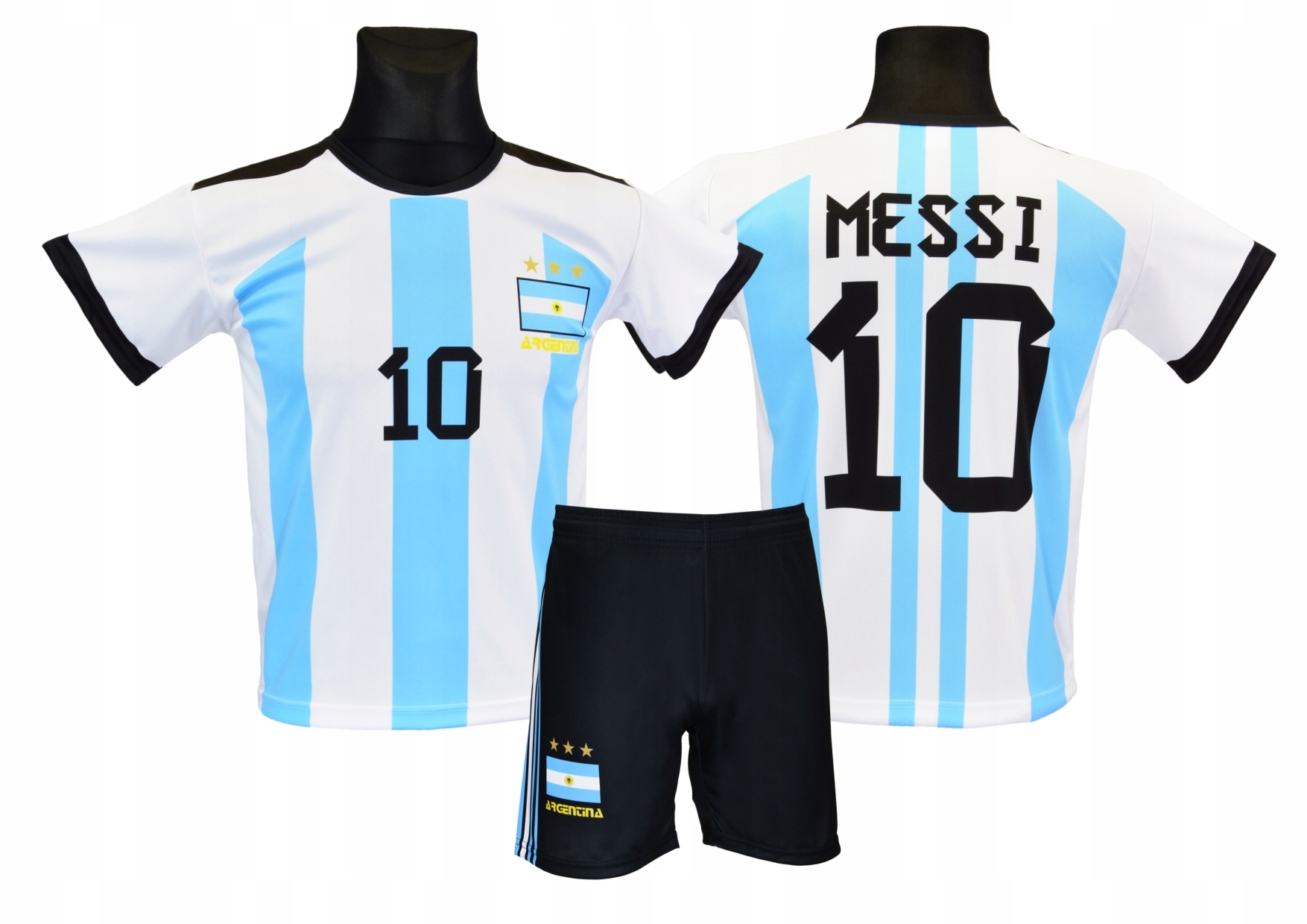 

Messi strój koszulka spodenki Argentyna rozm. 134