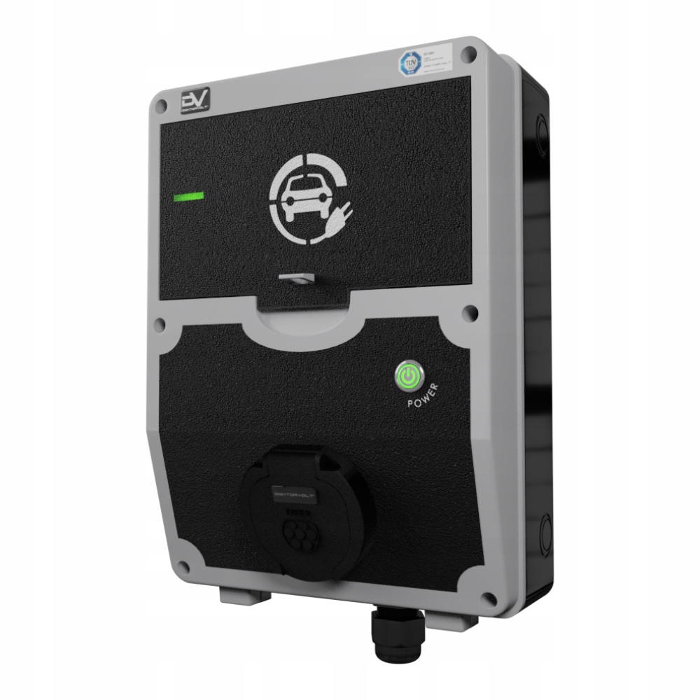Nástěnná nabíjecí stanice 11 kW 22 kW typ 2 Wallbox Doktorvolt DV-9109-EV