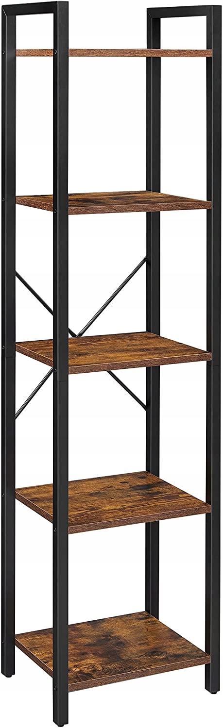 

Regał słupek 5 poziomów rustykalny 146 cm Loft
