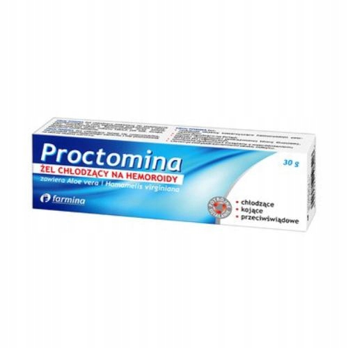 

Proctomina Żel chłodzący na hemoroidy 30 g