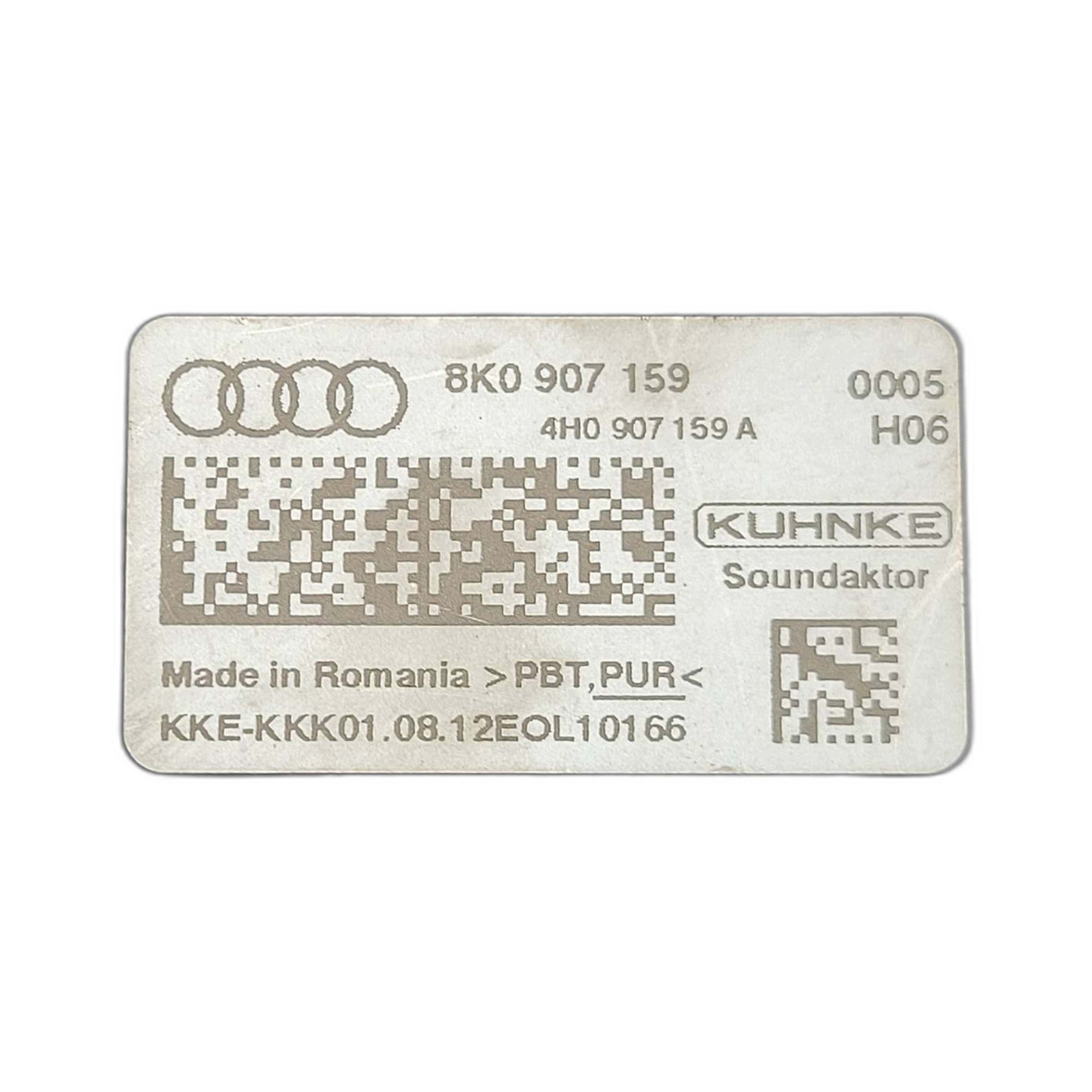 modulo Centralina Dzwieku dello scarico Audi S4 B8 8K0907159