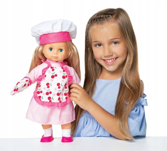 Интерактивная кукла Наталья сладкая кухарка говорит материал пластик ткань