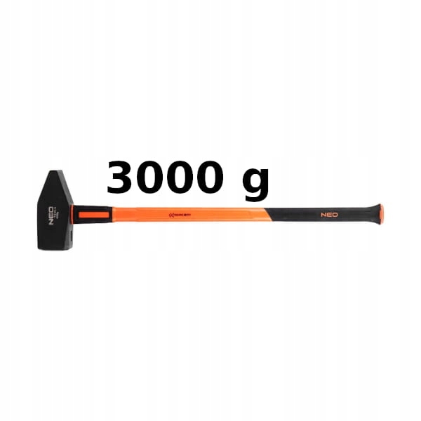 

Młotek Ślusarski Trzonek Z Włókna Szklanego 3000 g
