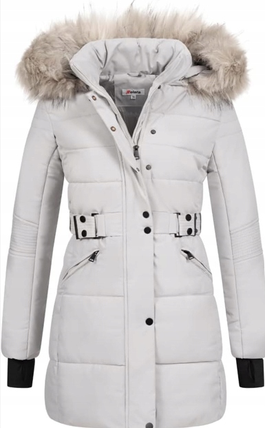 Dámská zimní bunda Elara S/36 – prošívaná, teplá, módní a pohodlná