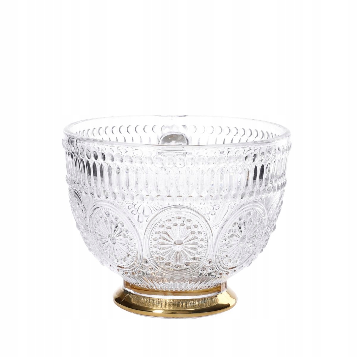 Filiżanka BARREL szklana złota nóżka 360ML HOMLA Marka Homla