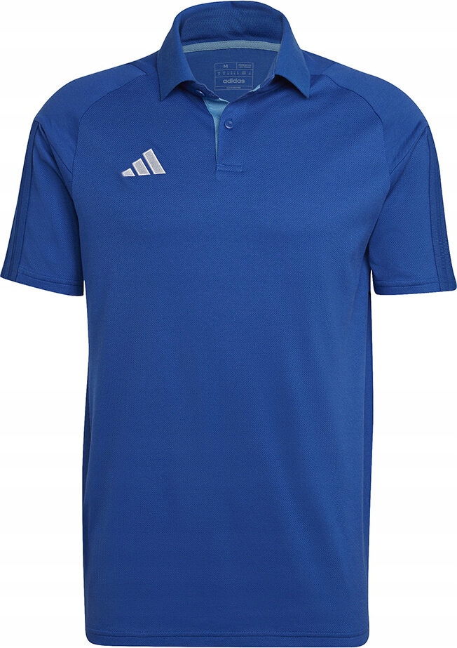 Tričko Pánské Adidas Tiro 23 Competition Polo Modré HU1342 vel. L