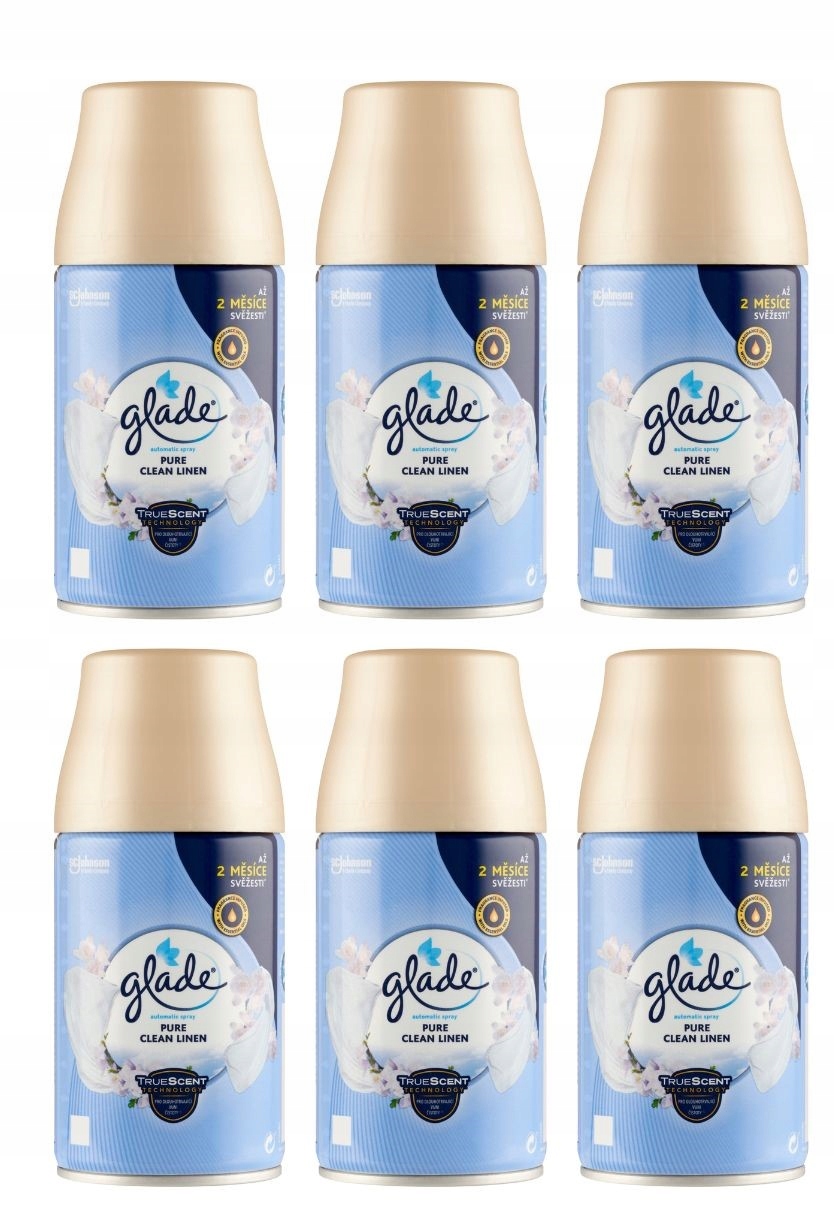 Levně Glade Osvěžovač Pure Clean Linen Náhradní náplň 6x269